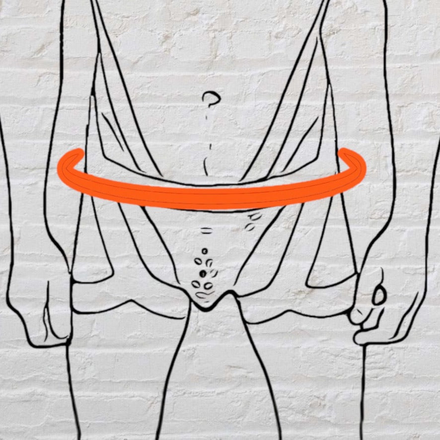 Hi-Vis Reflective Jockstrap - Neon Orange