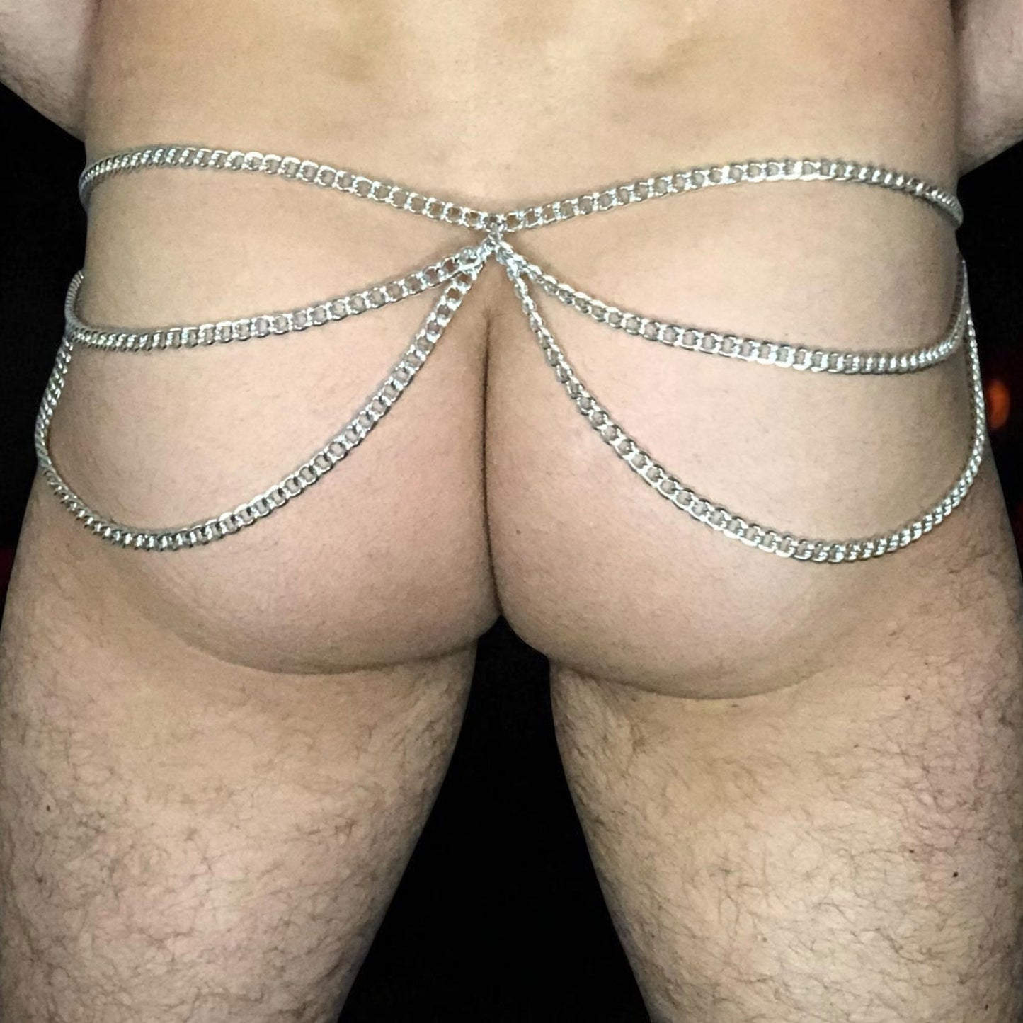 Mens Reversible Bum Chain Loops by Cheeky Boy Harness