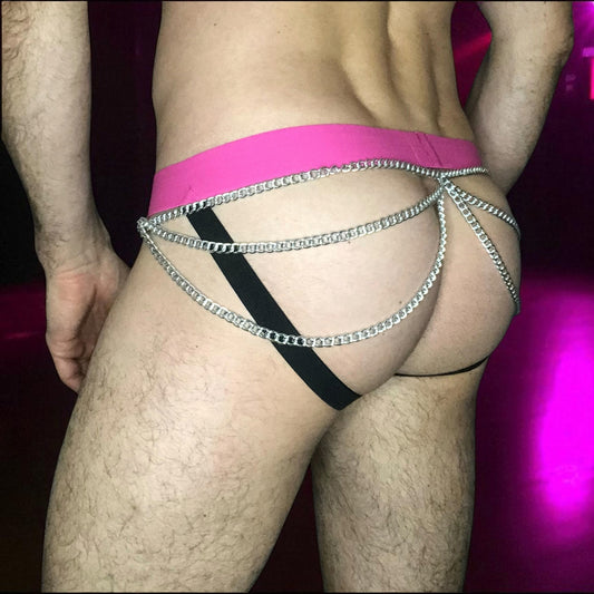 Mens Reversible Bum Chain Loops by Cheeky Boy Harness 2