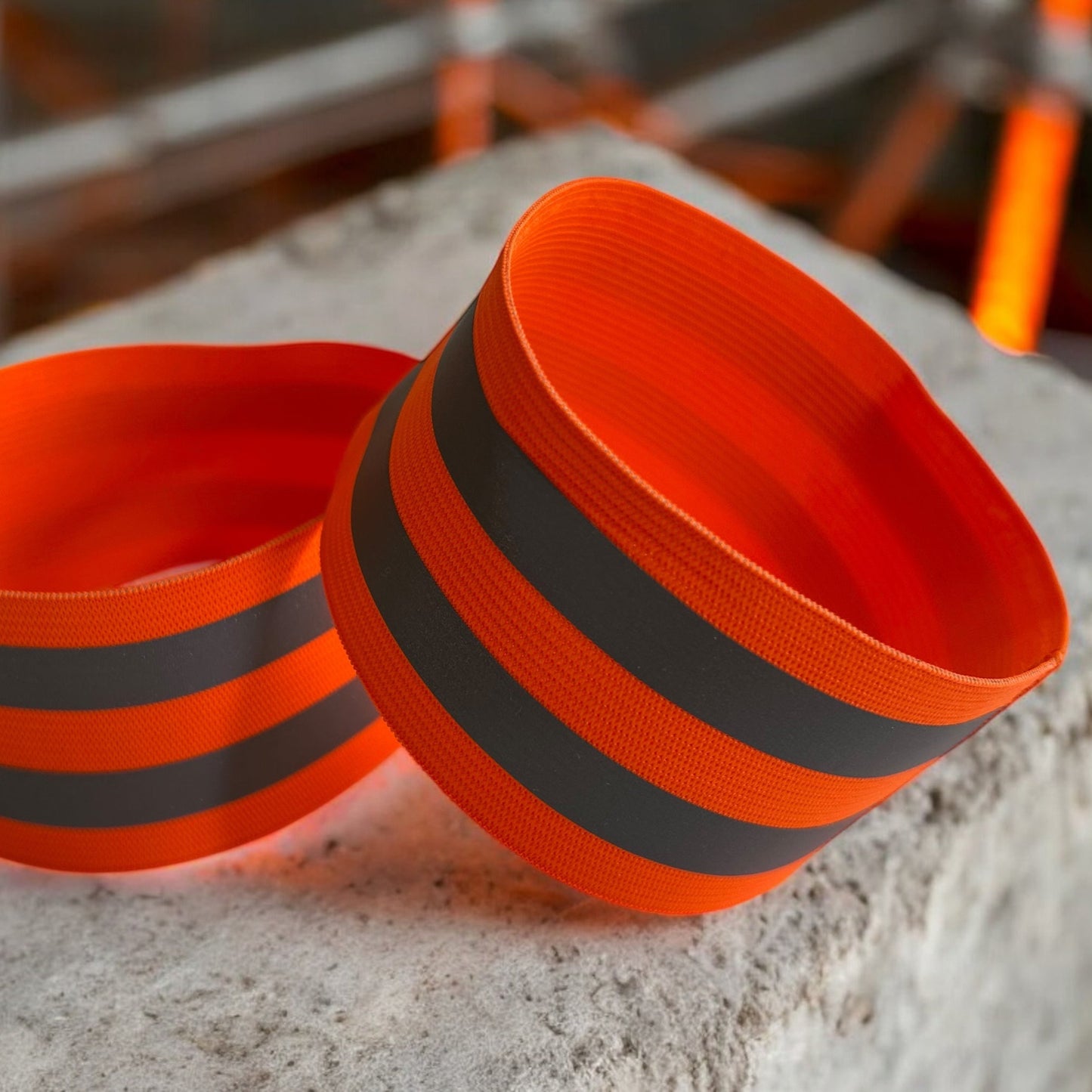 Hi-Vis Reflective Bicep Bands - Neon Orange