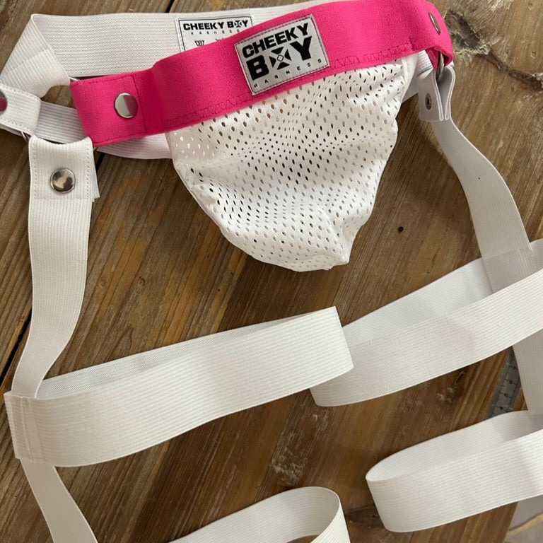 2 Tone Harness Shorts with Optional Clip On Jockstrap