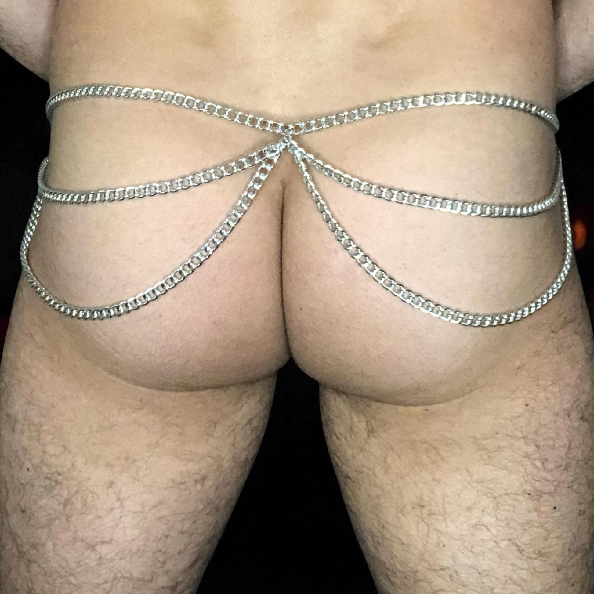 Mens Reversible Bum Chain Loops by Cheeky Boy Harness