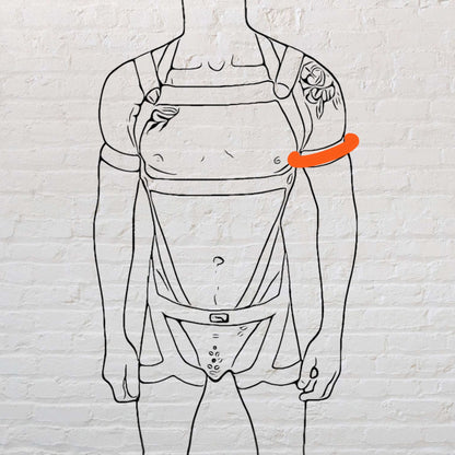 Neon Bicep Bands - Various UV Colours