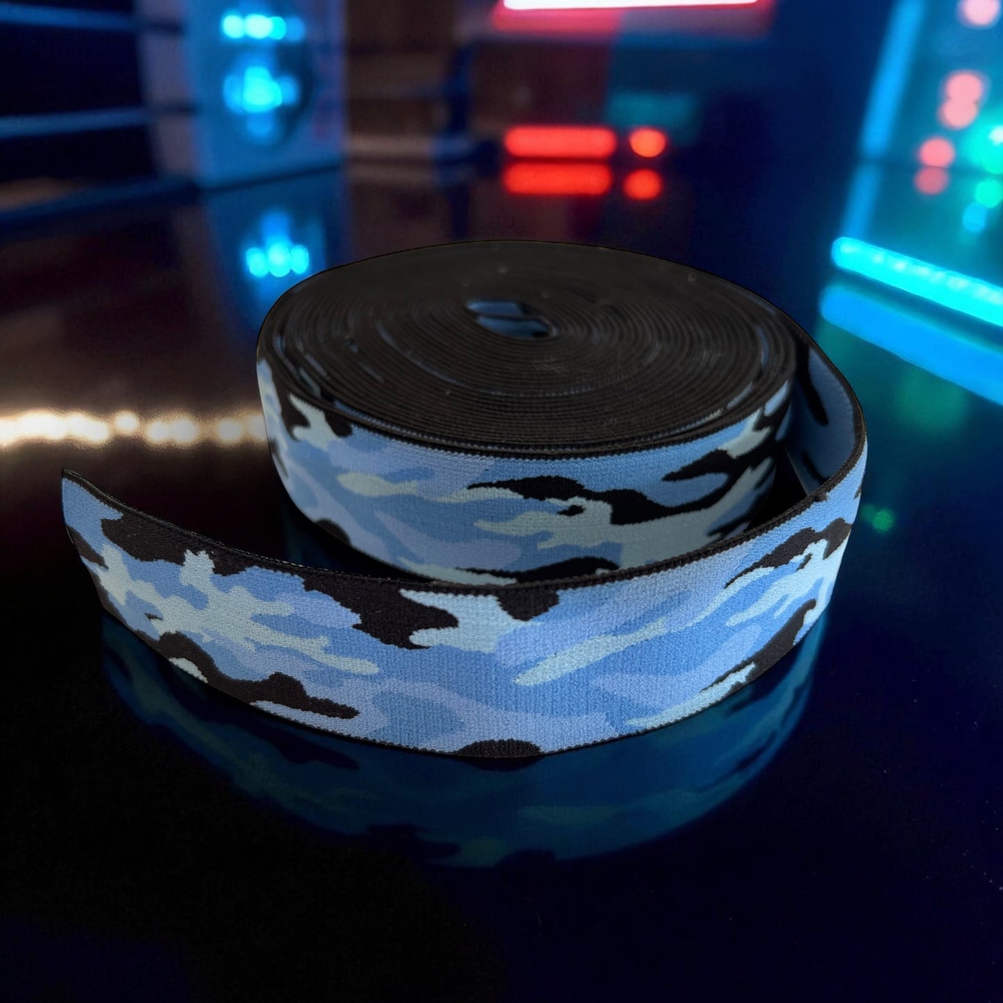 Mens Camo Chest Harness with Bicep Bands - Green or Blue