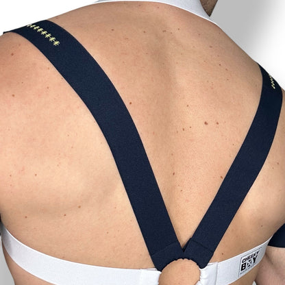 Sailor Style Interchangeable Harness with Jockstrap & Gold Chains